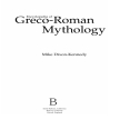 Mike Dixon-Kennedy - Encyclopedia of Greco-Roman Mythology